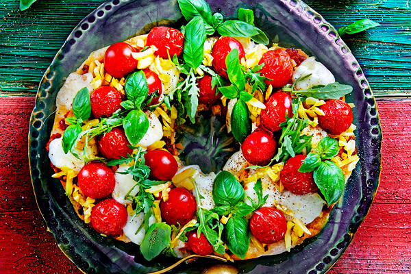 Afbeelding recept Caprese-pinsa