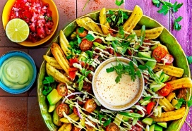 Over the top loaded fries